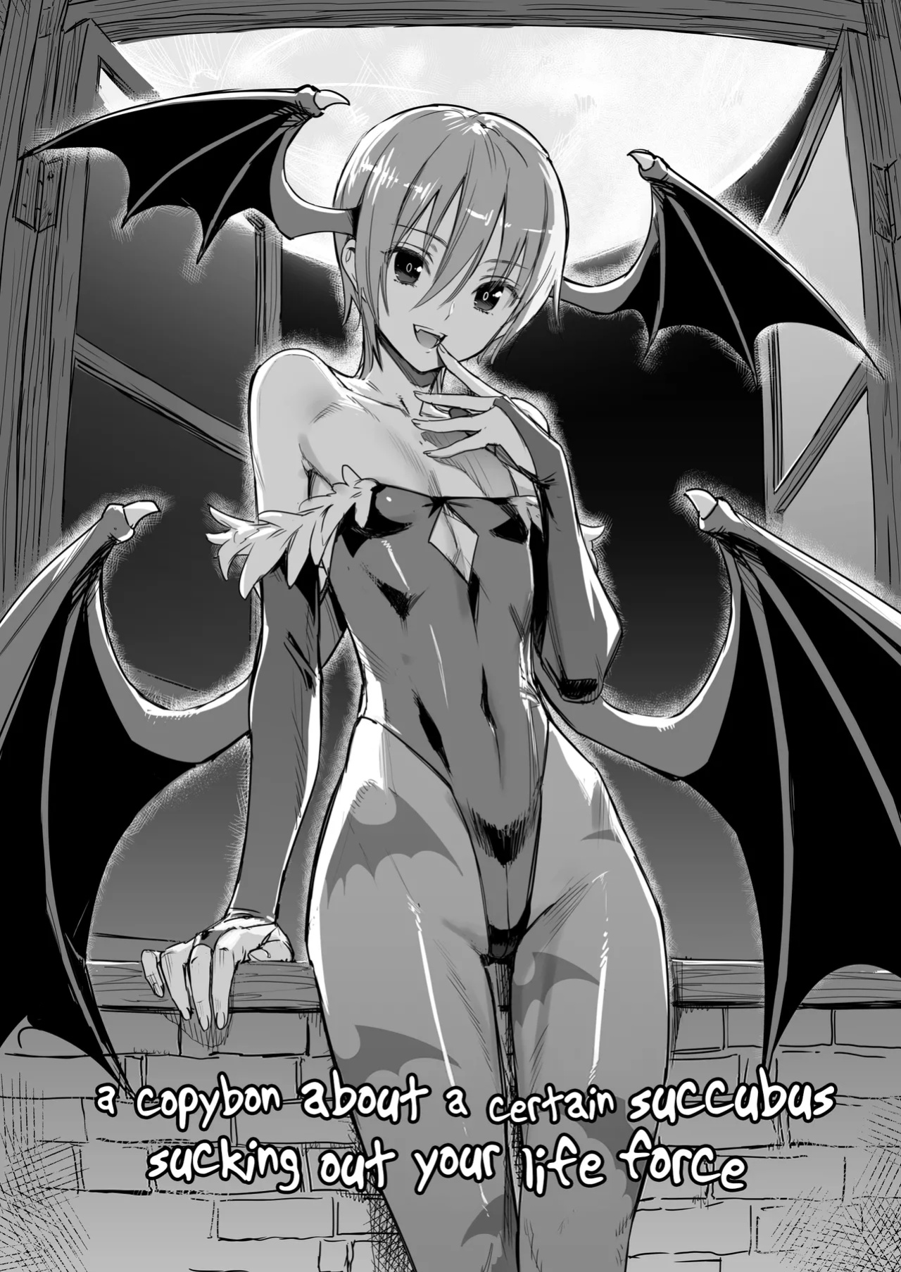 [ajisaidenden (Kawakami Rokkaku)] a copybon about a certain succubus sucking out your life force (Darkstalkers)