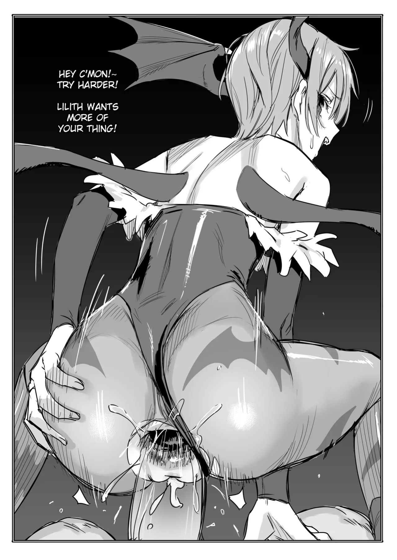 [ajisaidenden (Kawakami Rokkaku)] a copybon about a certain succubus sucking out your life force (Darkstalkers)