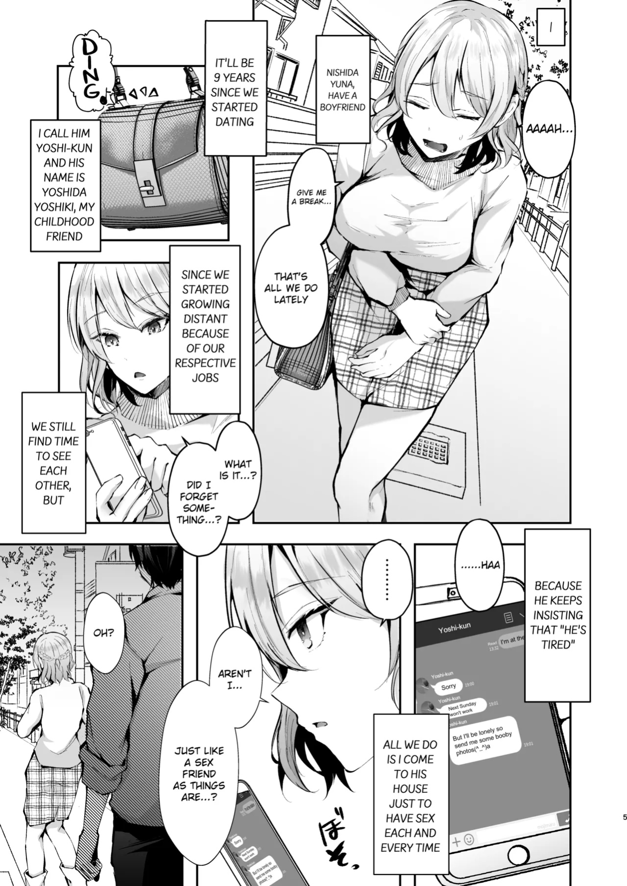 [FZ: (Fujisaki Fujiko)] Zakomesu Switch ~Deka Cli Kaihatsu de Netorareta Boku no Kanojo~ [Dosweeg]
