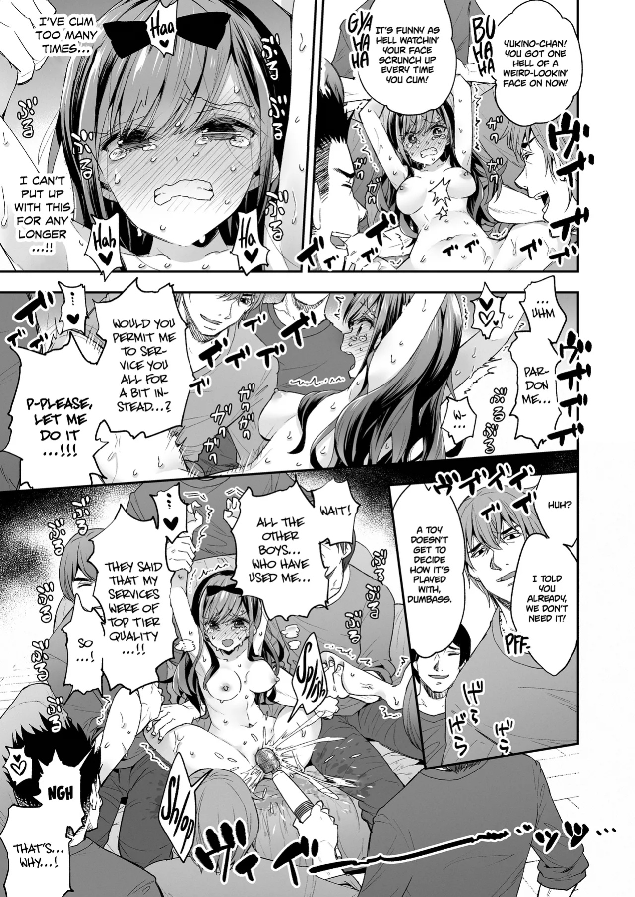 [Mochi Dog Laboratory (Asakai Mocchinu)] Omocha Shoujo Mugen Zecchou ni Naku | The Toy Girl Weeps in Endless Pleasure [Xzosk]