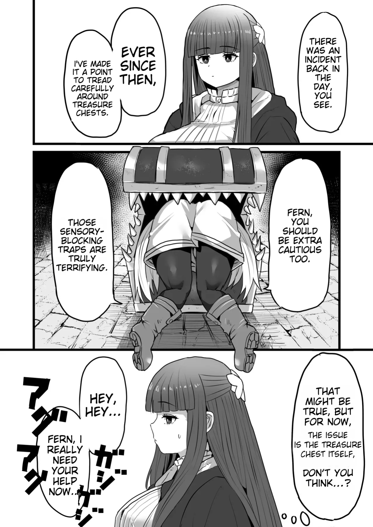 [Sei no mamono (Sema)] Frieren and the Sensory Deprivation Hole (Sousou no Frieren)