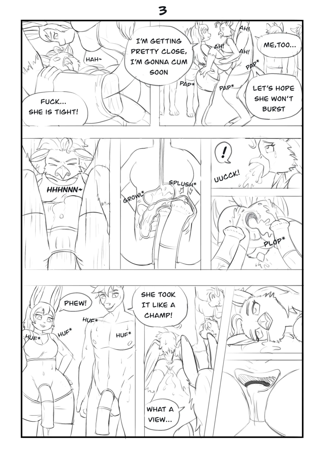 [CallmeINK (Farmer-Ink)] Birdy at the Gym