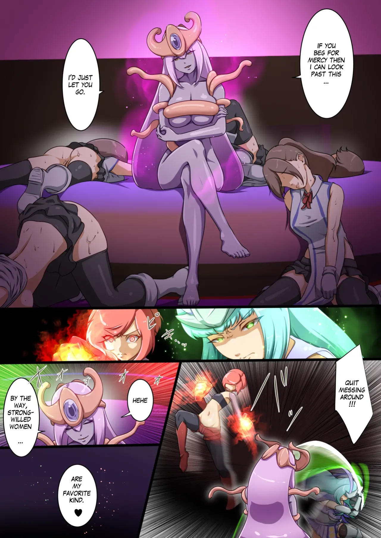 [Dew] Uchi no Ko ga Ecchi na Teki to Tatakatte Haiboku suru Hanashi | Yuri & Hina vs Cadira
