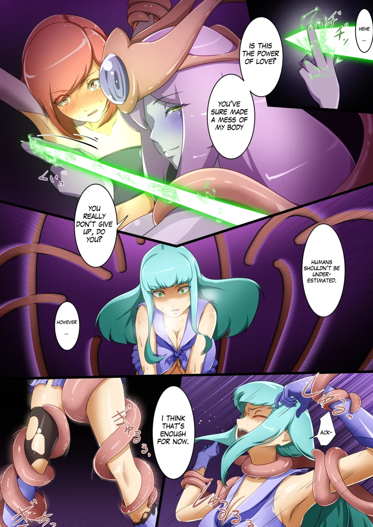 [Dew] Uchi no Ko ga Ecchi na Teki to Tatakatte Haiboku suru Hanashi | Yuri & Hina vs Cadira