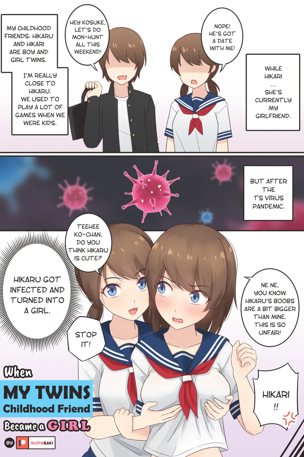 [Rudy Saki] When My Twins Childhood Friend Became a Girl