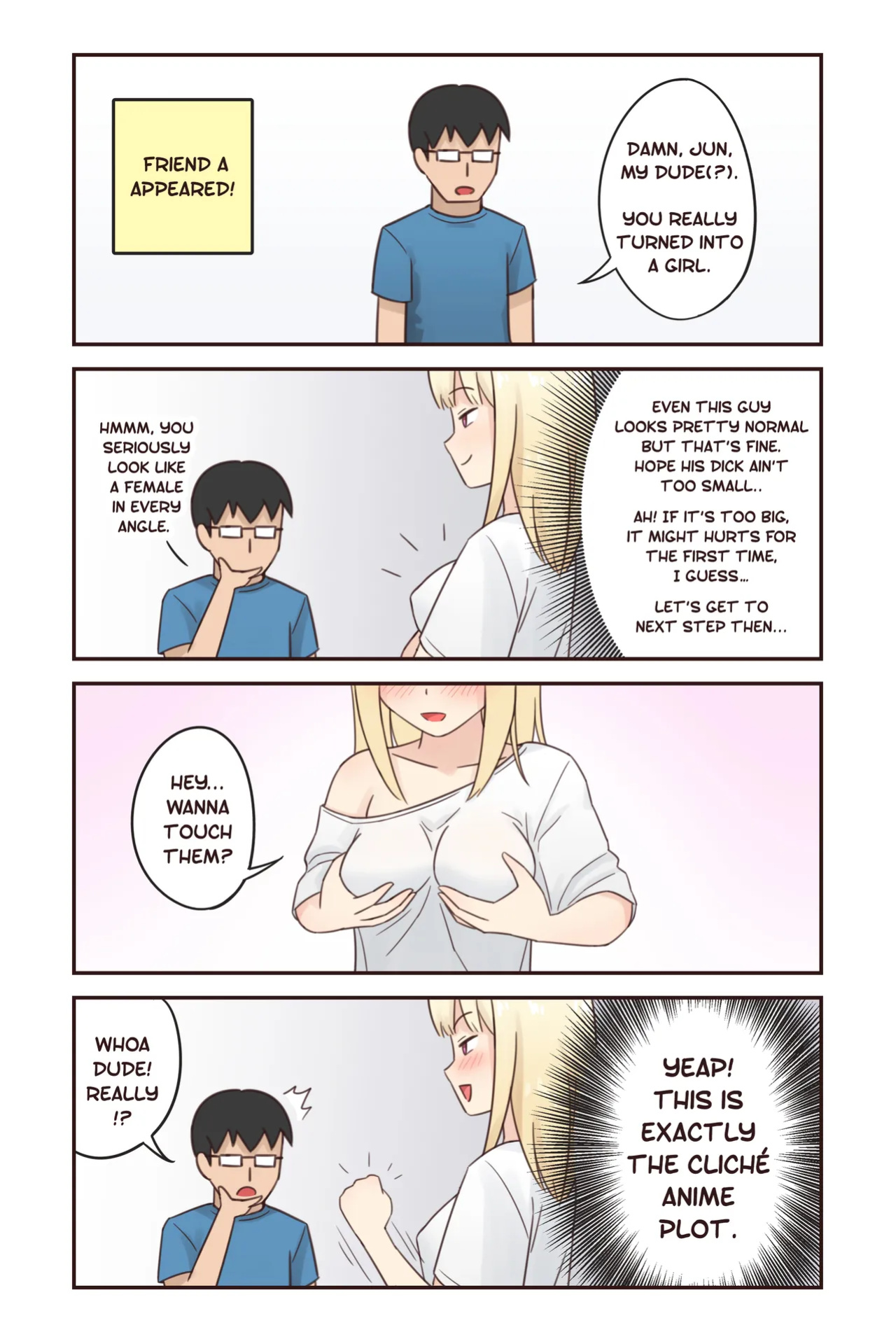 [Rudy Saki] I Turned Into a Girl But NO ONE Fucks Me!