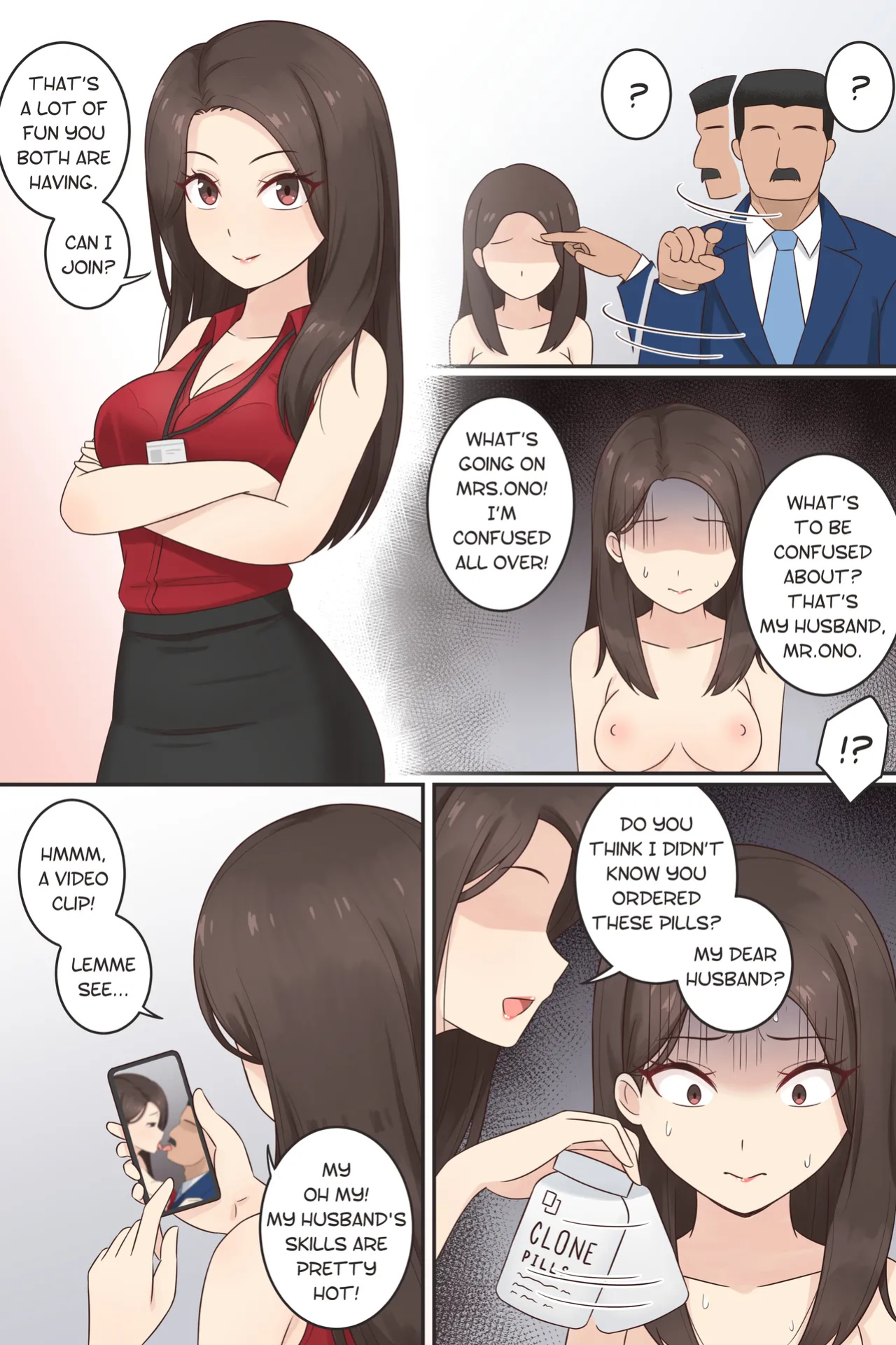 [Rudy Saki] The Clone Pill: #Case 4 - Mr. & Mrs. Ono