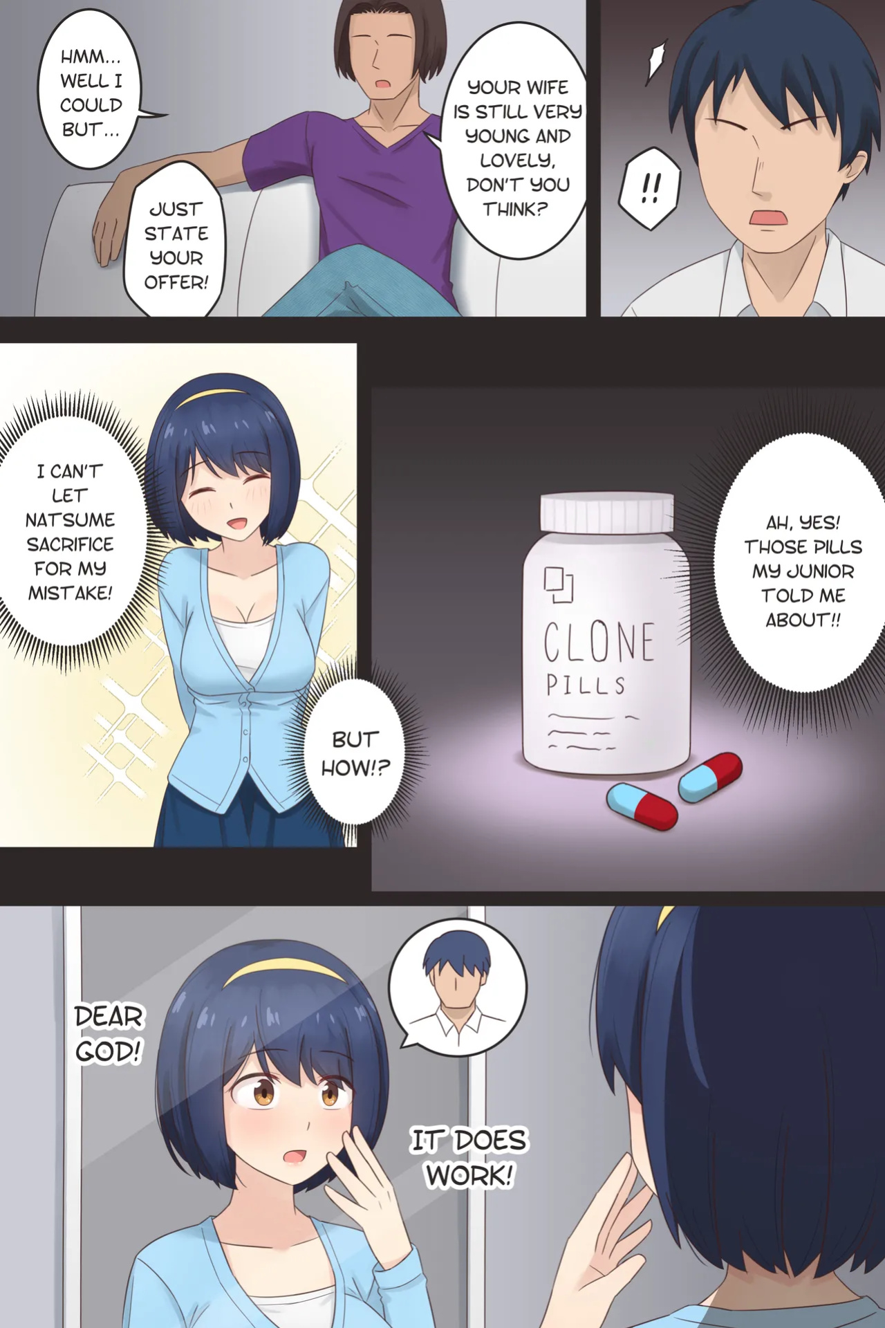 [Rudy Saki] The Clone Pill: #Case 2 - Natsume