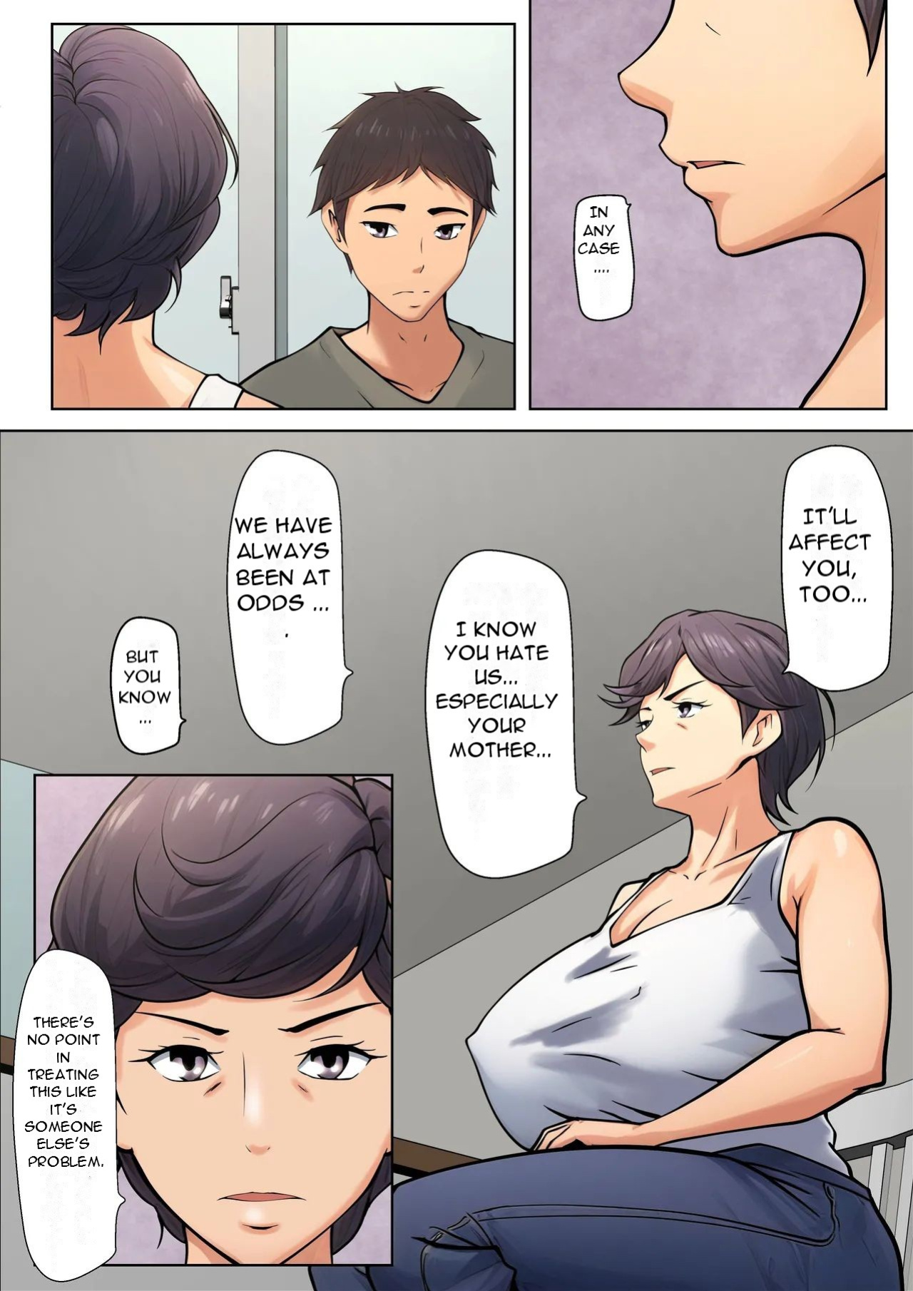 [Pentacle (Shimipan)] Shikatanaku kāchan to sekkusu shimasu - I Have No Choice But to Have Sex with My Mother [DarklordMTLs]