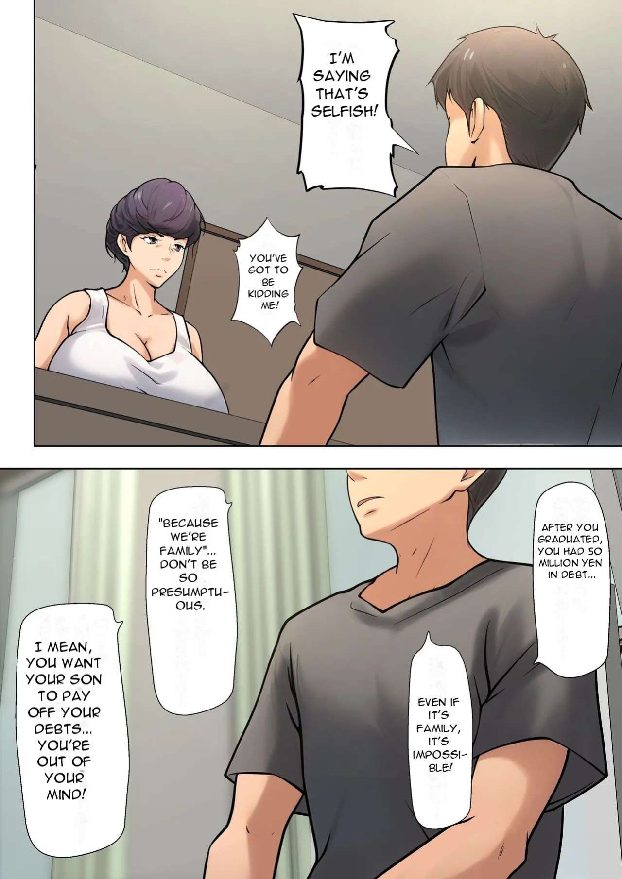 [Pentacle (Shimipan)] Shikatanaku kāchan to sekkusu shimasu - I Have No Choice But to Have Sex with My Mother [DarklordMTLs]