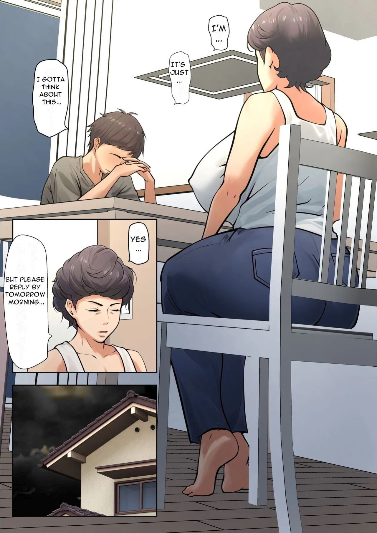 [Pentacle (Shimipan)] Shikatanaku kāchan to sekkusu shimasu - I Have No Choice But to Have Sex with My Mother [DarklordMTLs]