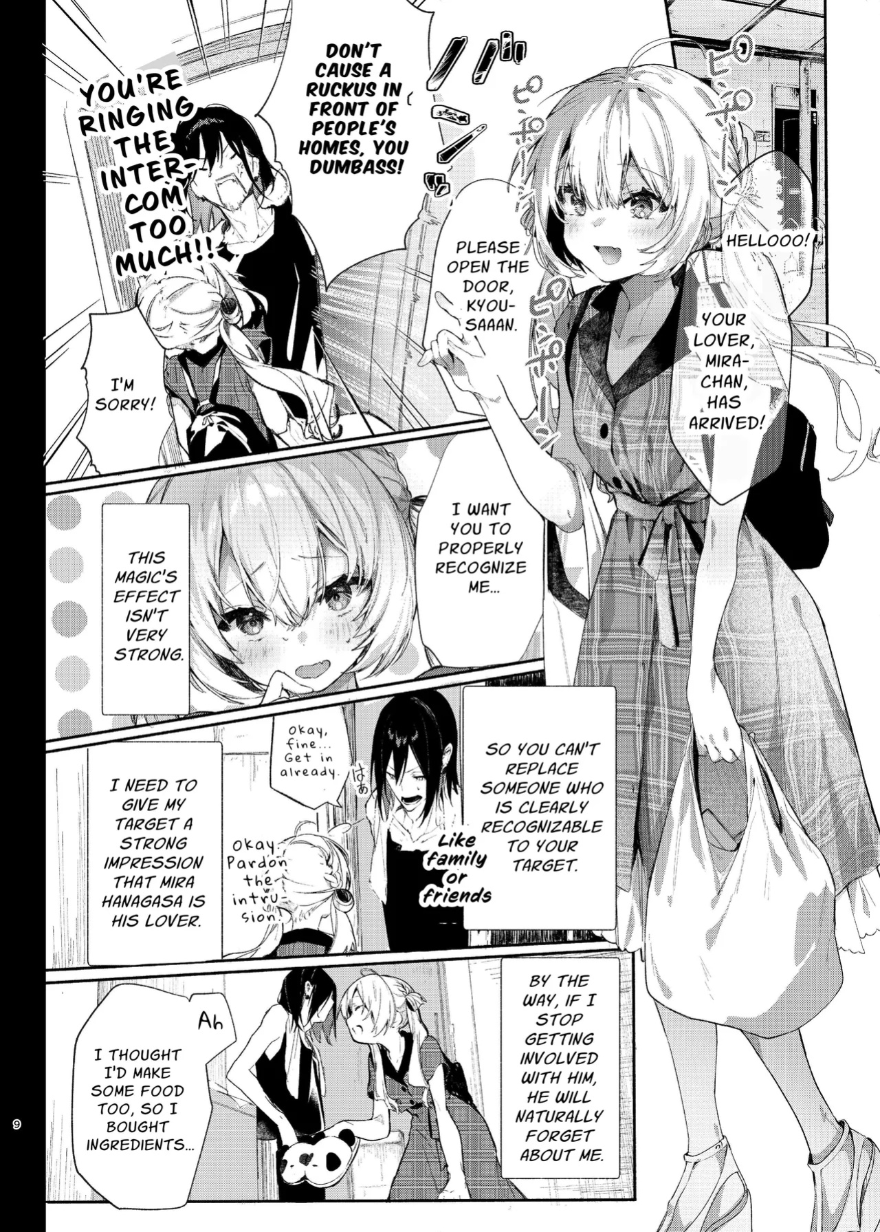 [Hankatsuu Shoujo (Enomoto Nao)] Majo Minarai wa ××× Shitakunai! | The Apprentice Witch Doesn't Want To XXX! [Cunny Garden]