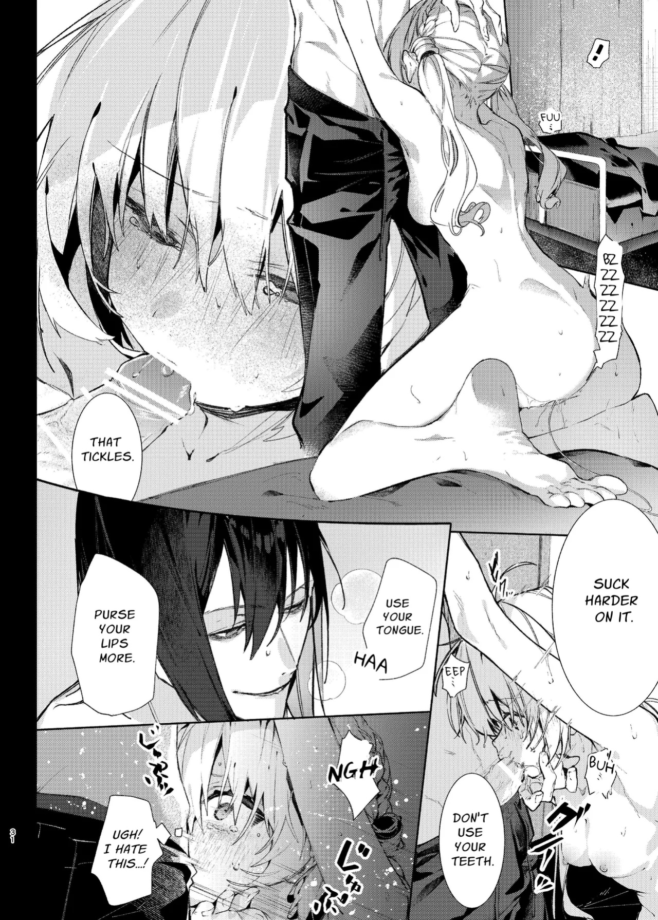 [Hankatsuu Shoujo (Enomoto Nao)] Majo Minarai wa ××× Shitakunai! | The Apprentice Witch Doesn't Want To XXX! [Cunny Garden]