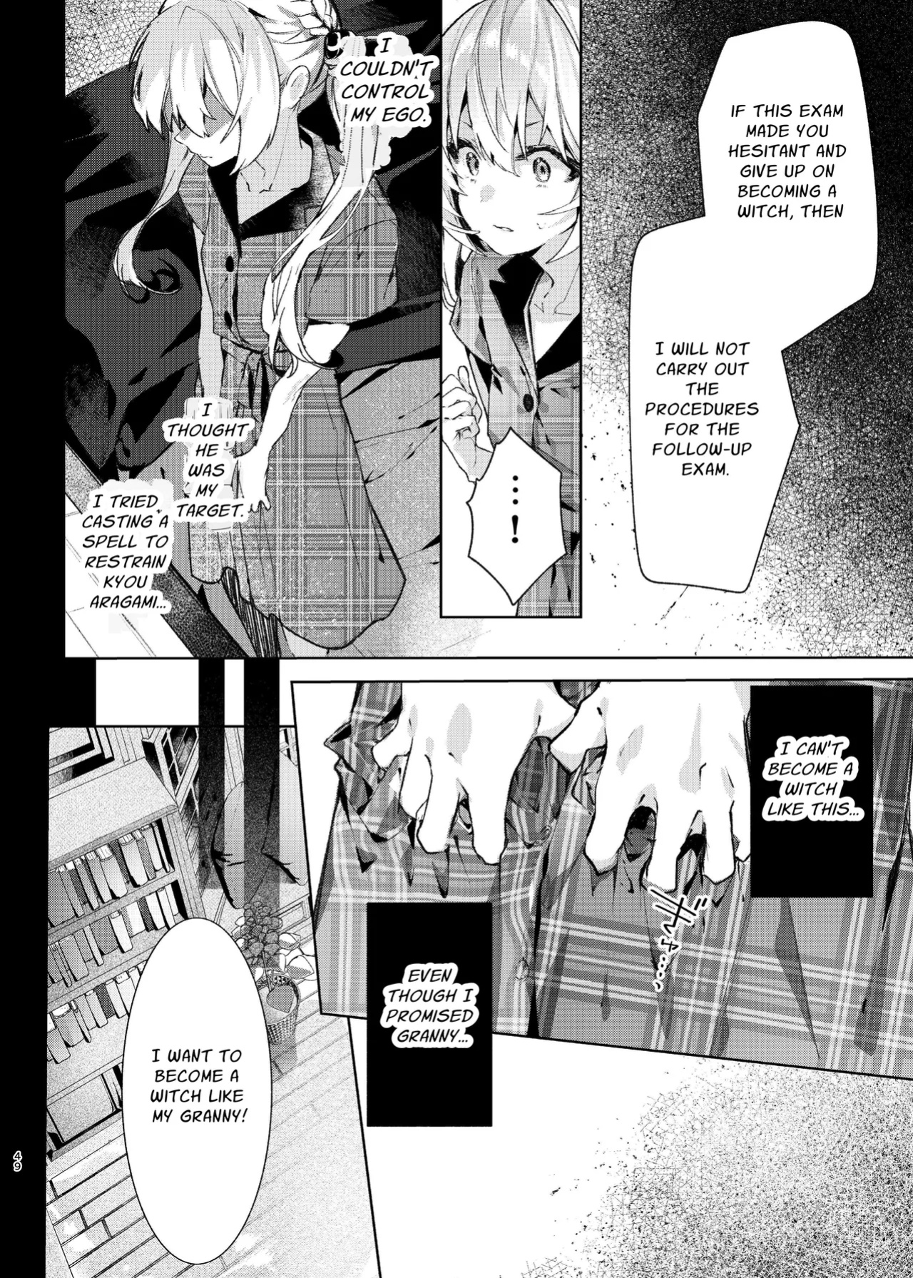 [Hankatsuu Shoujo (Enomoto Nao)] Majo Minarai wa ××× Shitakunai! | The Apprentice Witch Doesn't Want To XXX! [Cunny Garden]