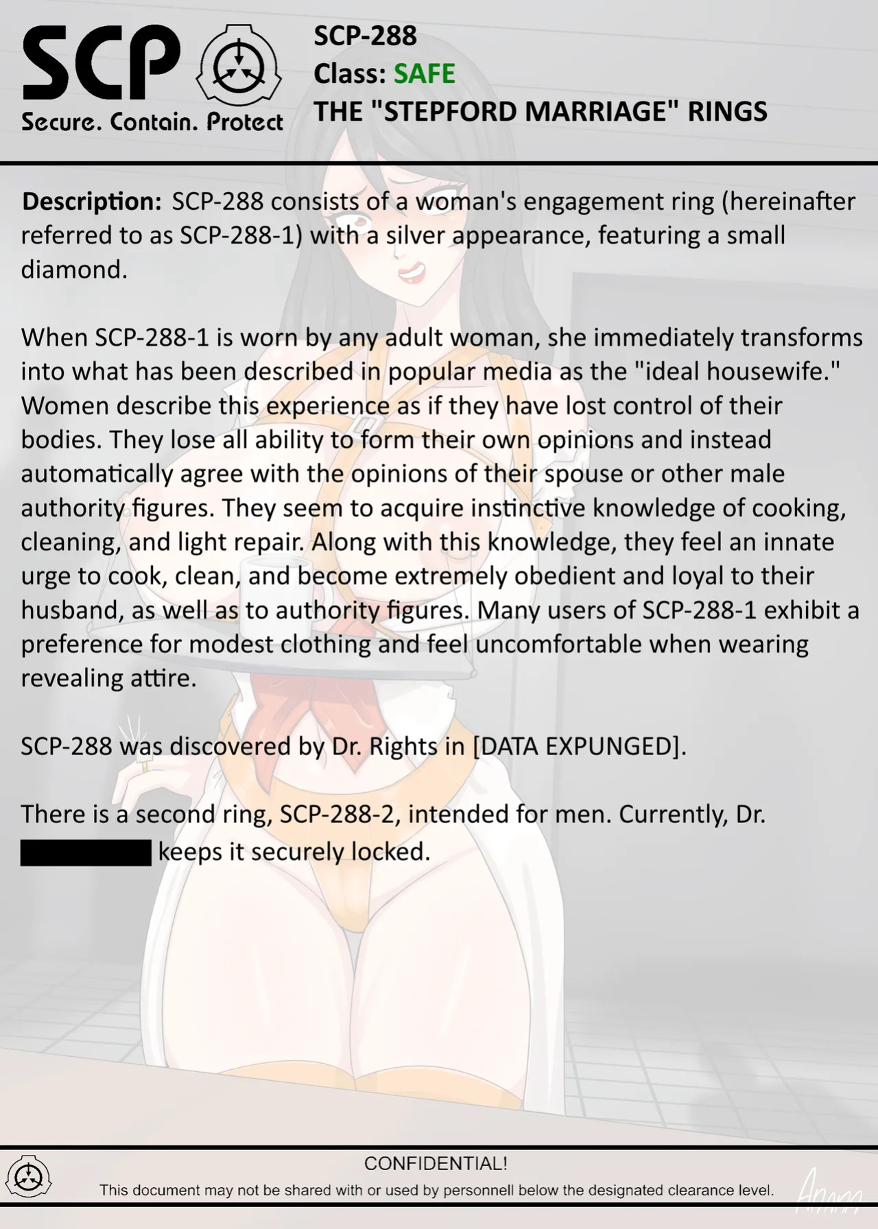 [AnanaKawaii] SCP / DR RIGHTS (SCP Foundation)
