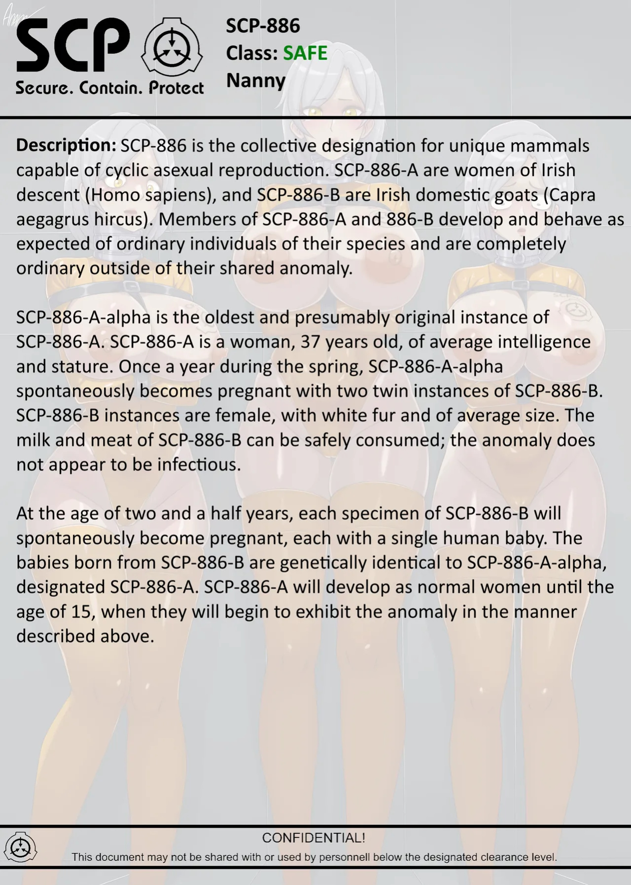 [AnanaKawaii] SCP-886 Nanny (SCP Foundation)