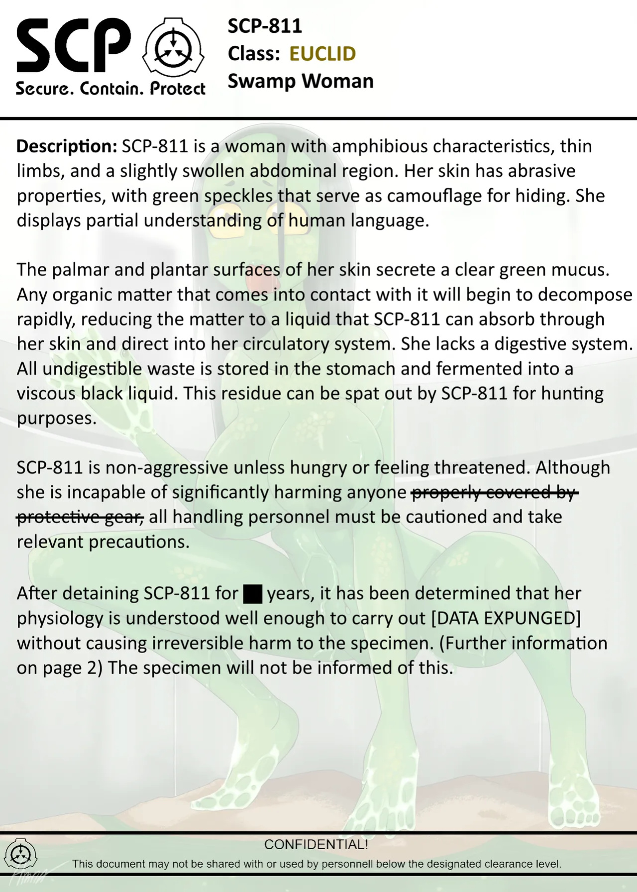 [AnanaKawaii] SCP-811 SwampWoman (SCP Foundation)