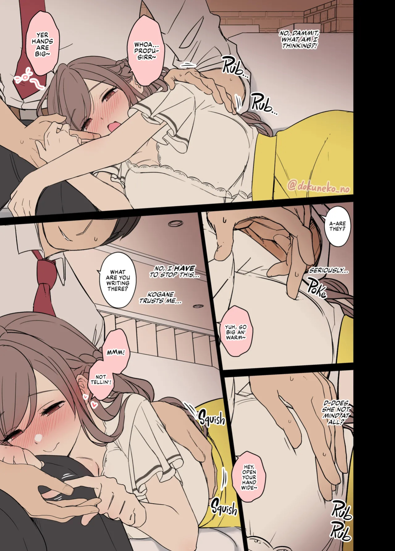 [Dokuneko Noil] Tsukioka Kogane ni Warui Koto o Suru Hanashi (Zenpen) | Tsukioka Kogane Has a Very Bad Night (Part 1) (THE iDOLM@STER: Shiny Color) [Fap It Scans]