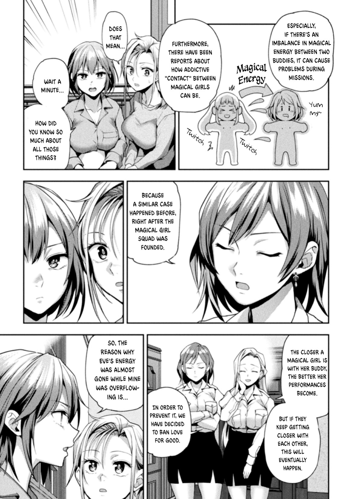 [Nagashiro Rouge] Eigyou Mahou Shoujo ga Kiss Shitara Ch. 1-3 | When Magical Girls Kiss Chapter 1-3 (END) + Extra