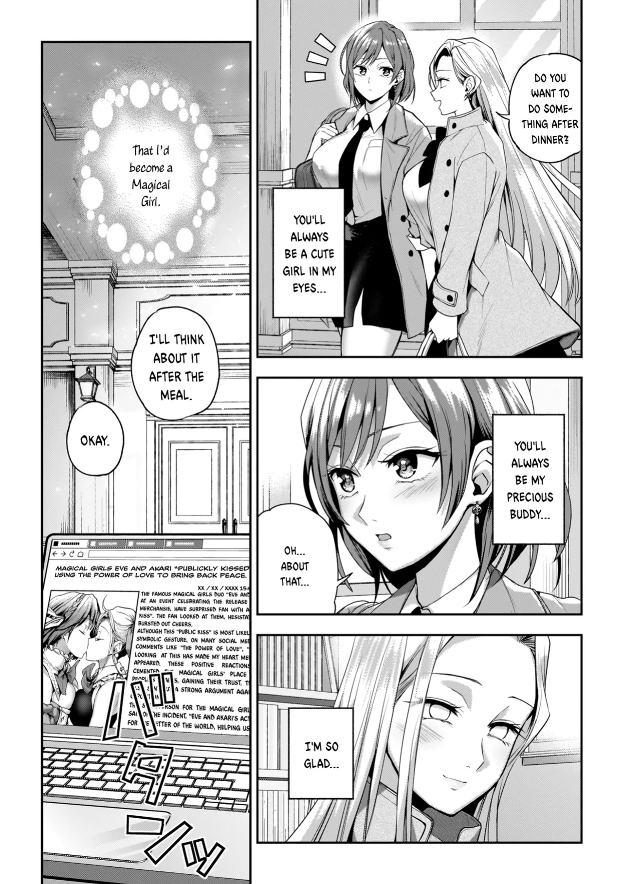 [Nagashiro Rouge] Eigyou Mahou Shoujo ga Kiss Shitara Ch. 1-3 | When Magical Girls Kiss Chapter 1-3 (END) + Extra