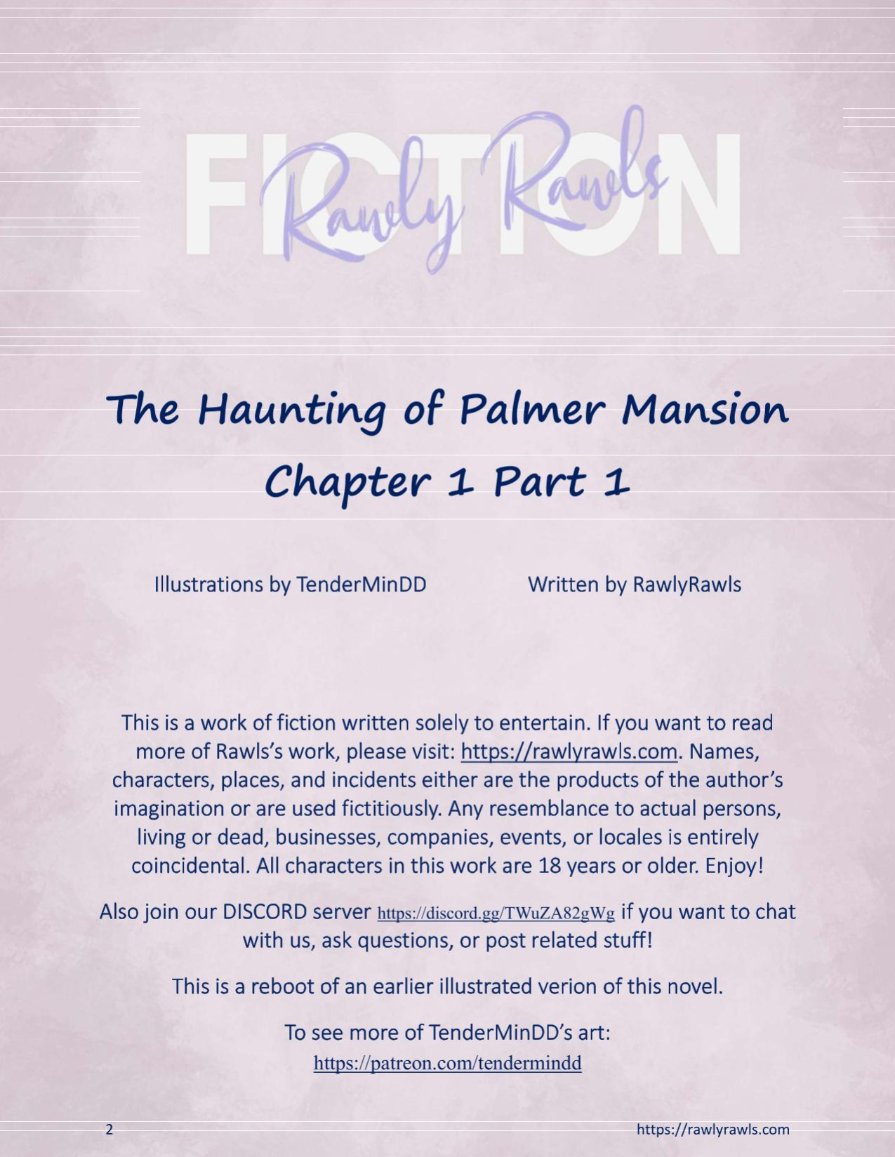 [TenderMinDD & RawlyRawls] The Haunting of Palmer Mansion Chapter 1