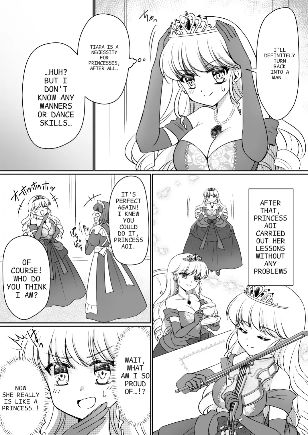 [Amui Okashi Seisakusho (Kagura Kurumi)] I'm definitely going to become a princess! ~I was turned into a princess through my experience as a princess~