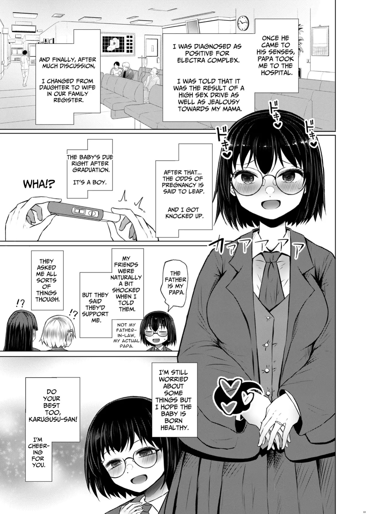 [Furafura Toxin (Arano Oki)] Idensei Shikkan no Risk ga Nai nara Papa to Kozukuri Shite mo Ii yo ne | No Risk Of Genetic Diseases Means Daddy-Daughter Baby Making [Carousel]