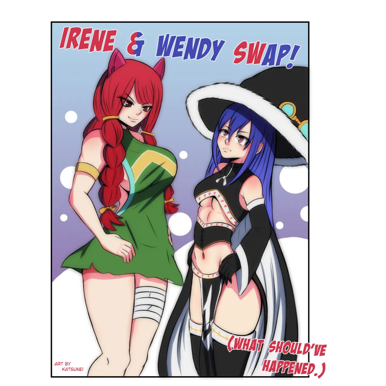 (TSFSingularity) (Katsunei) Irene & Wendy bodyswap! & "What should've happened!" (Fairy Tail)