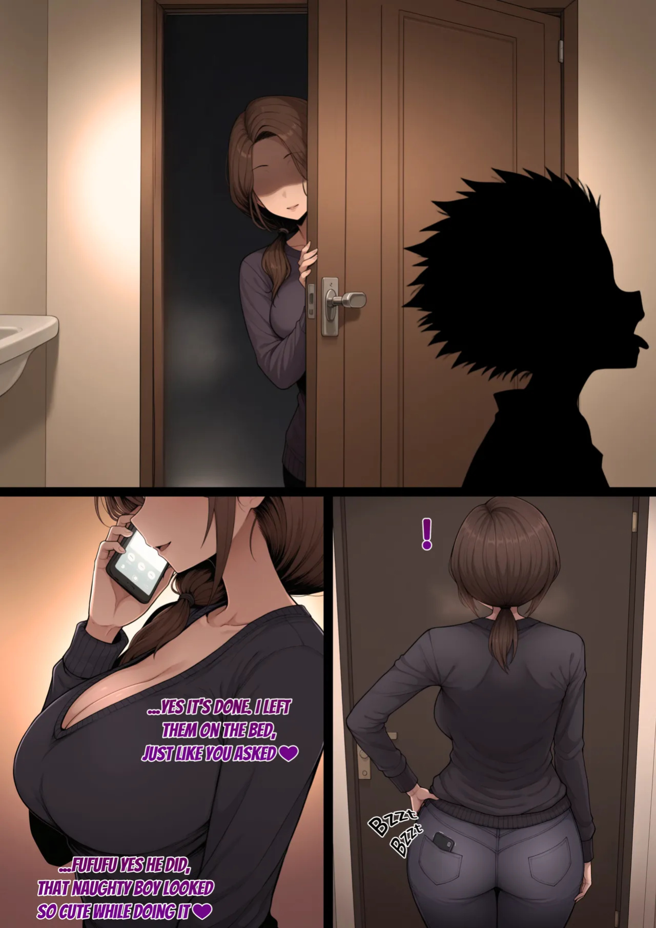 (Fan made) Kokujin no Tenkousei NTR ru Chapter 5.5 - Uncensored