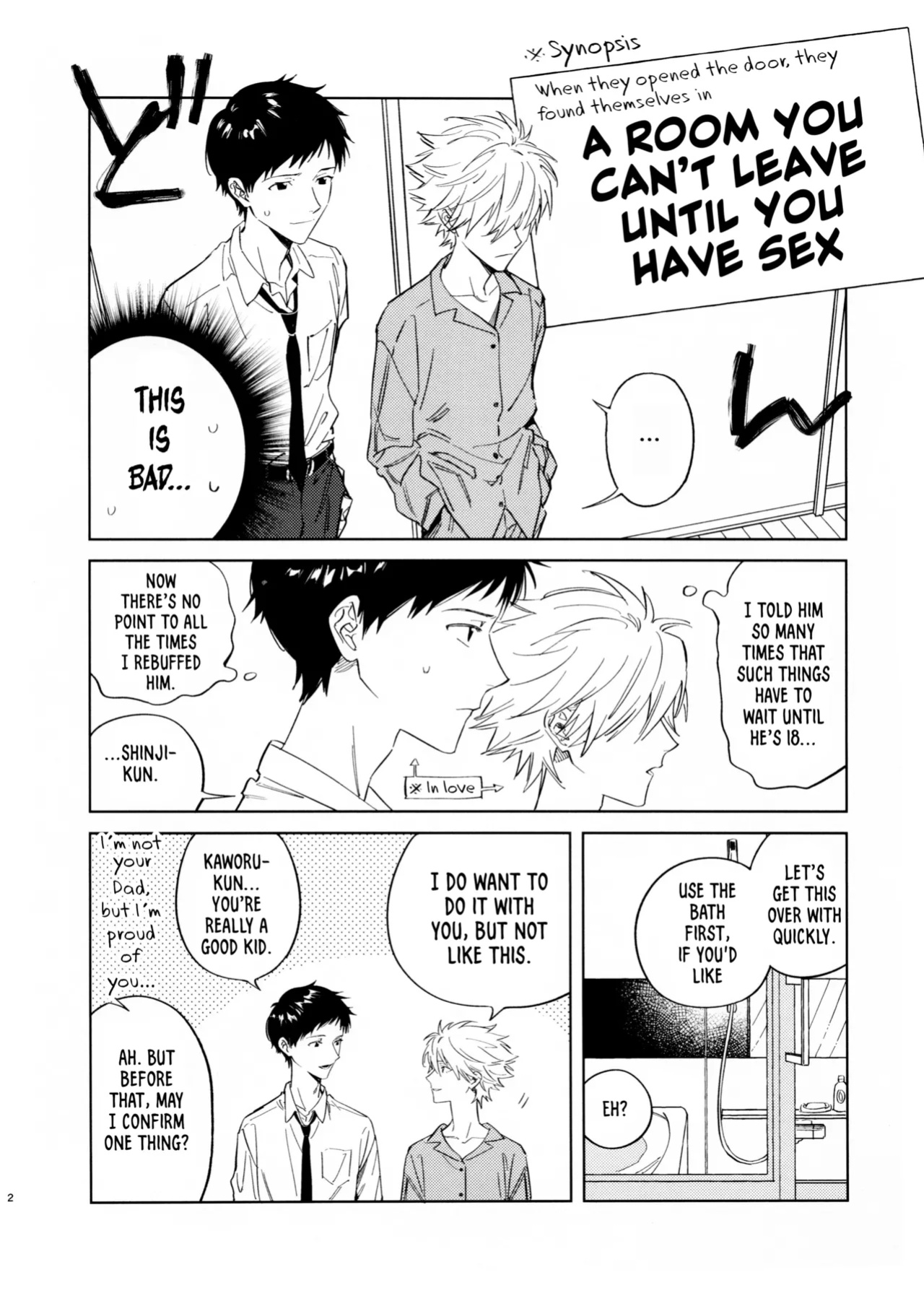 (Kimi to no Rendan 19) [m.Q (HI.)] The Impasse Between A Child And An Adult (Neon Genesis Evangelion) [Rinruririn]