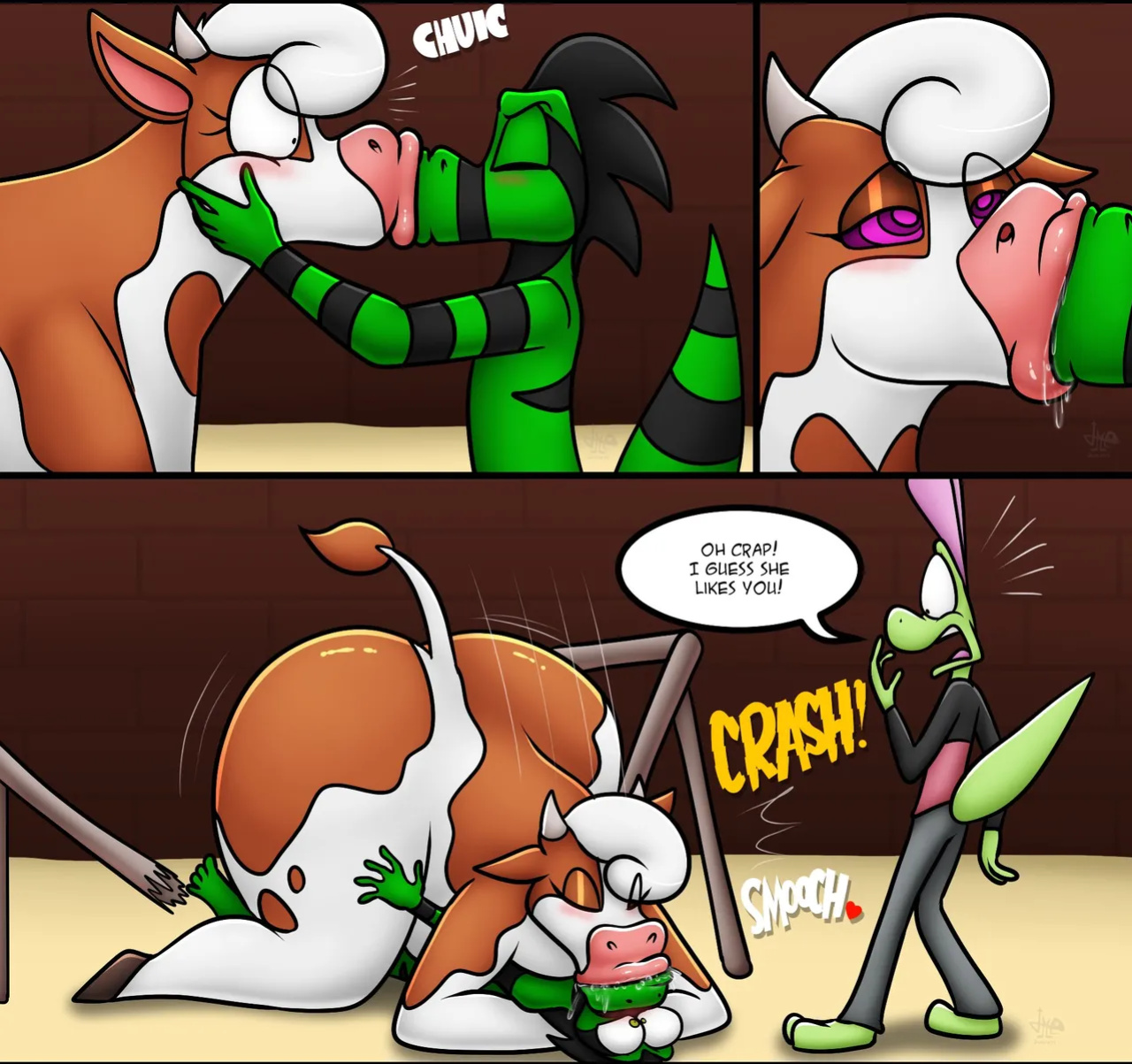 [JAMEArts & Skunkdude13] Kiss the Cow