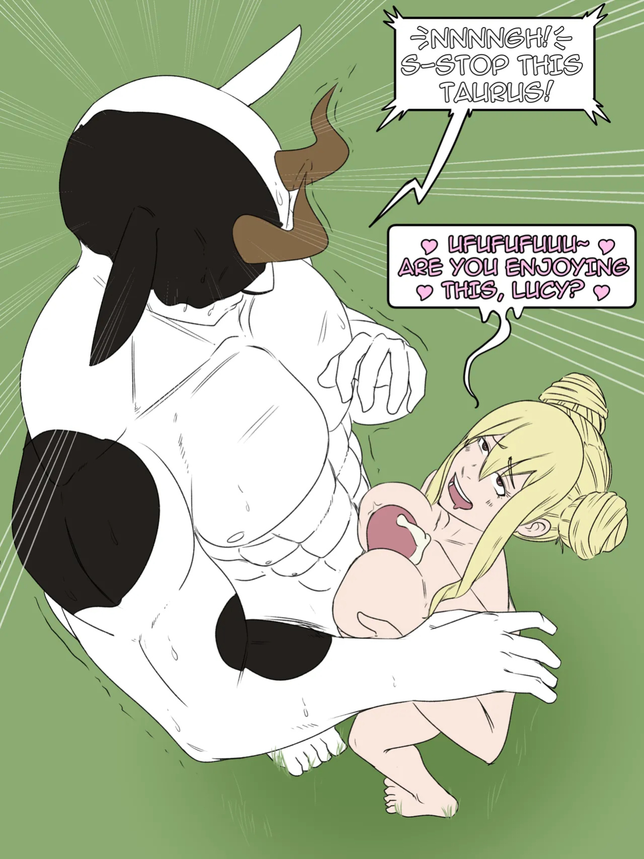 [TSFSingularity (Charlatanking)] Lucy & Taurus Double TG Transformation into each other (Fairy Tail)