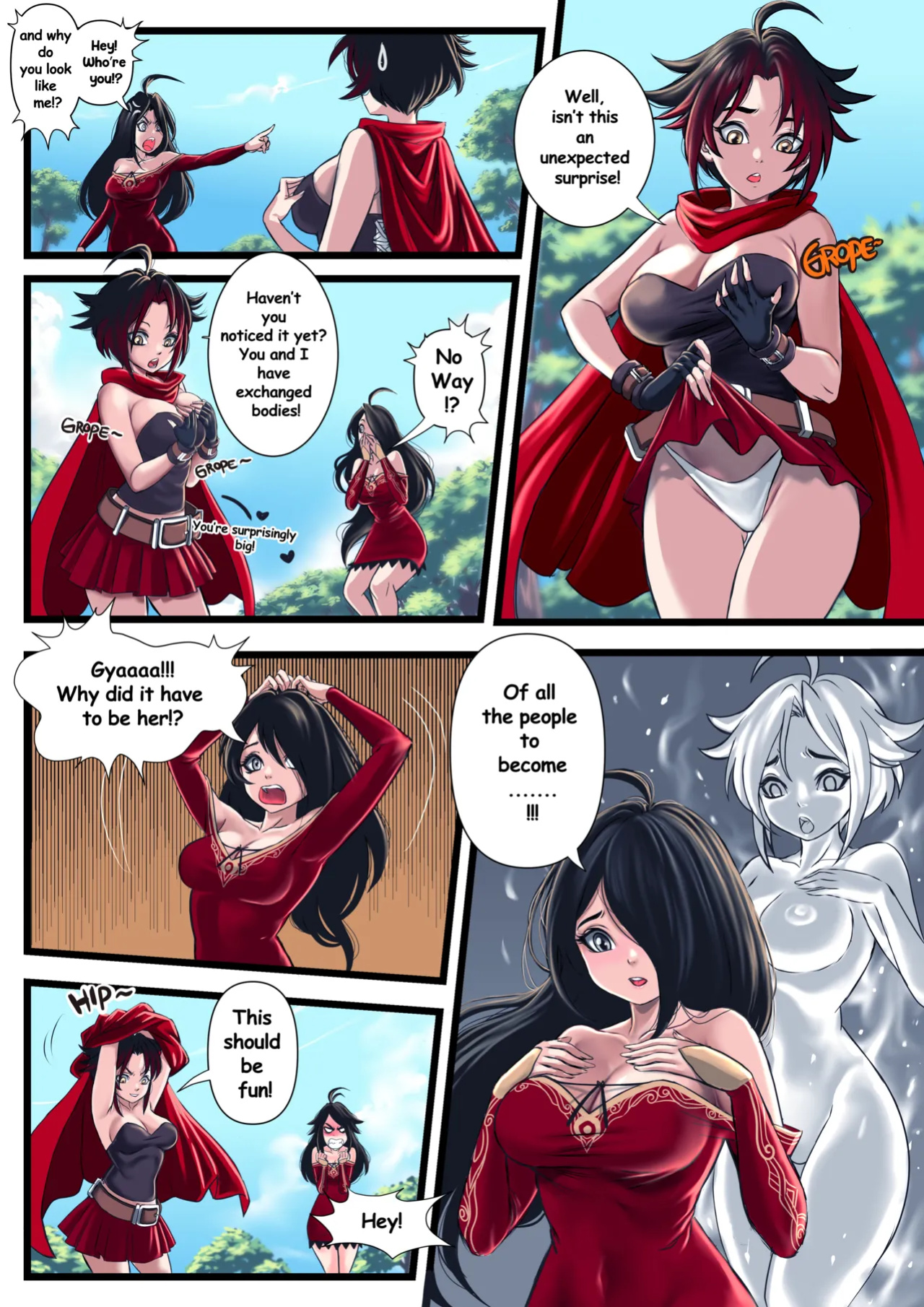 [TSFSingularity (ZafieComics)] A Side Of Cinder (RWBY)