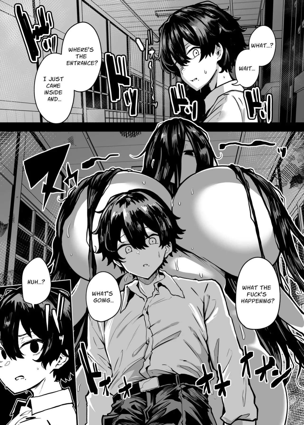 [Yakousei Fan Club (Detritus)] Muchimuchi Kaii ni Osowarete Douzoku-ka (♀) Sareteshimau Hanashi | Assailed & Assimilated by a Voluptuous Female Monster [Solid Rose]