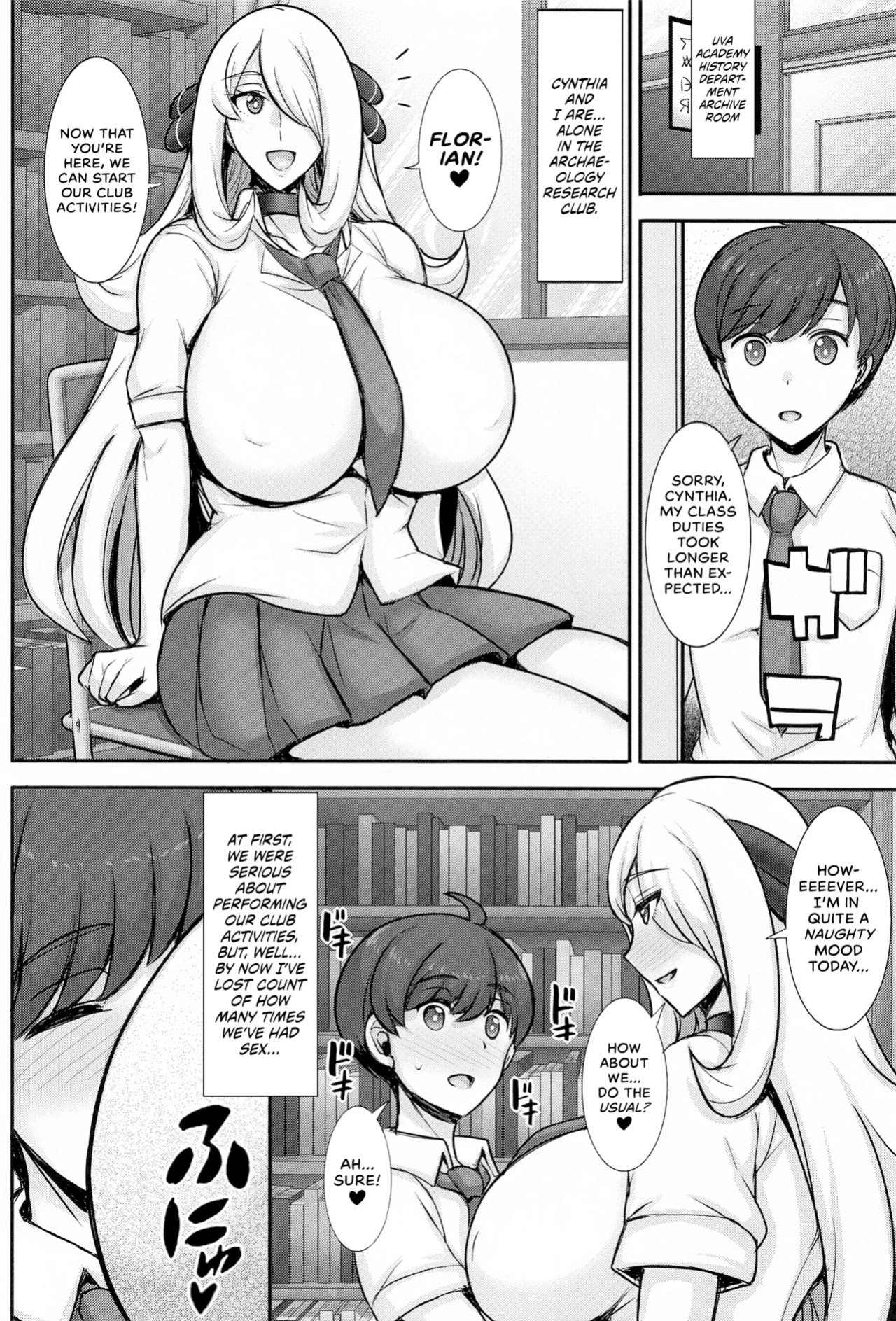 (C102) [Yuasa Rengou (Jean Louis)] JK!? Shirona-san | Cynthia is a High Schooler?! (Pokémon) [head empty]
