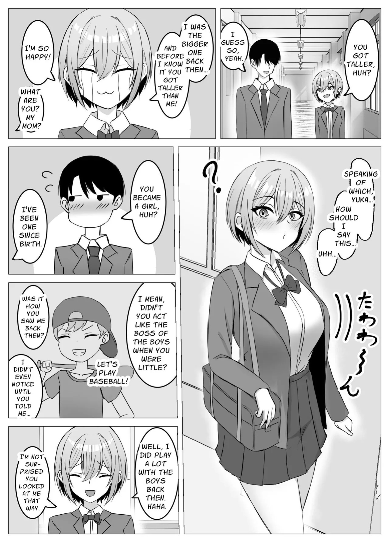 [Satsuki no Usa Koya (Satsuki Usa)] Saikai shita Osananajimi to Issen o Koecchau Hanashi | I Reunited With My Longtime Friend and Crossed the Line [maple]