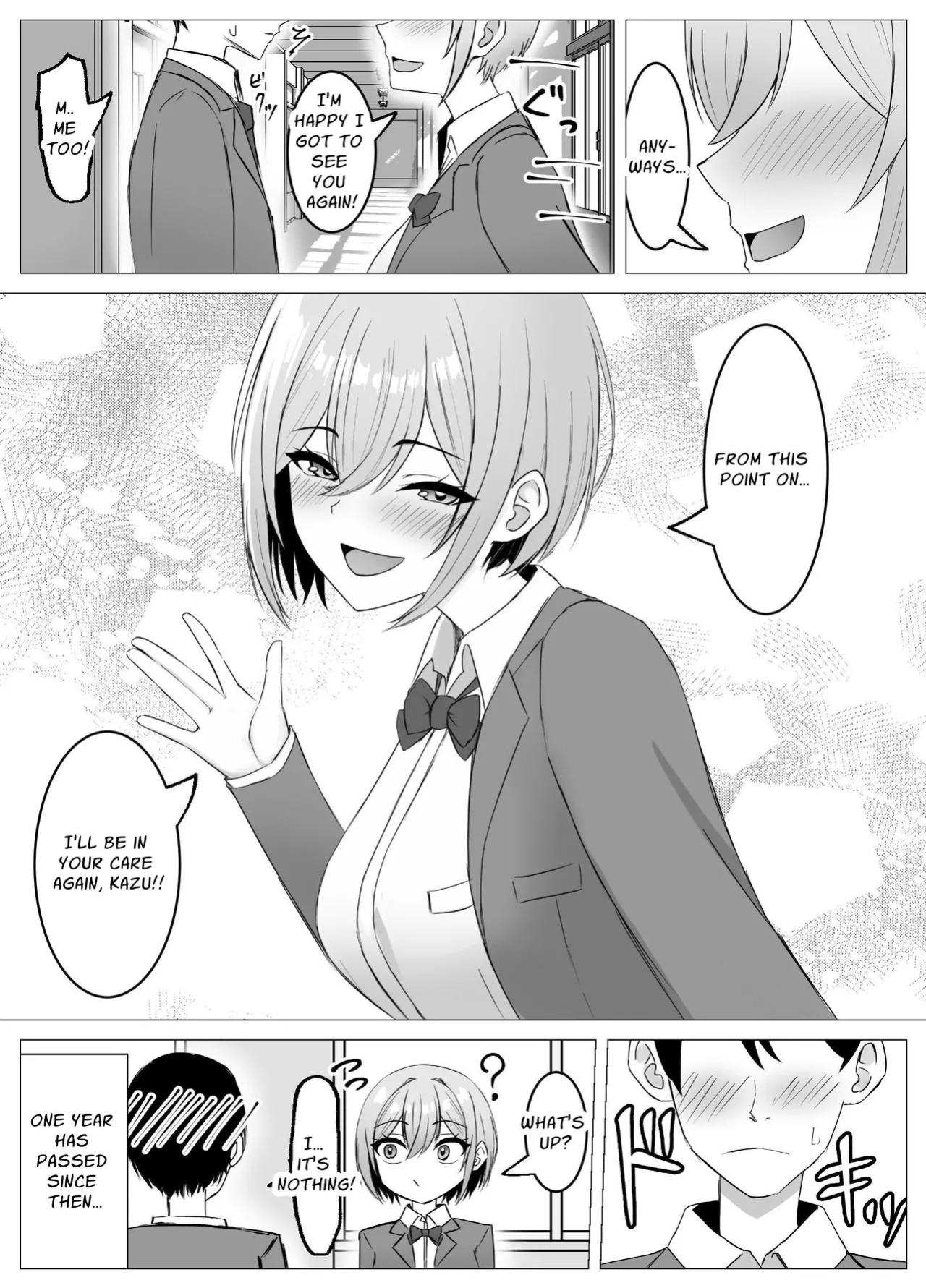 [Satsuki no Usa Koya (Satsuki Usa)] Saikai shita Osananajimi to Issen o Koecchau Hanashi | I Reunited With My Longtime Friend and Crossed the Line [maple]