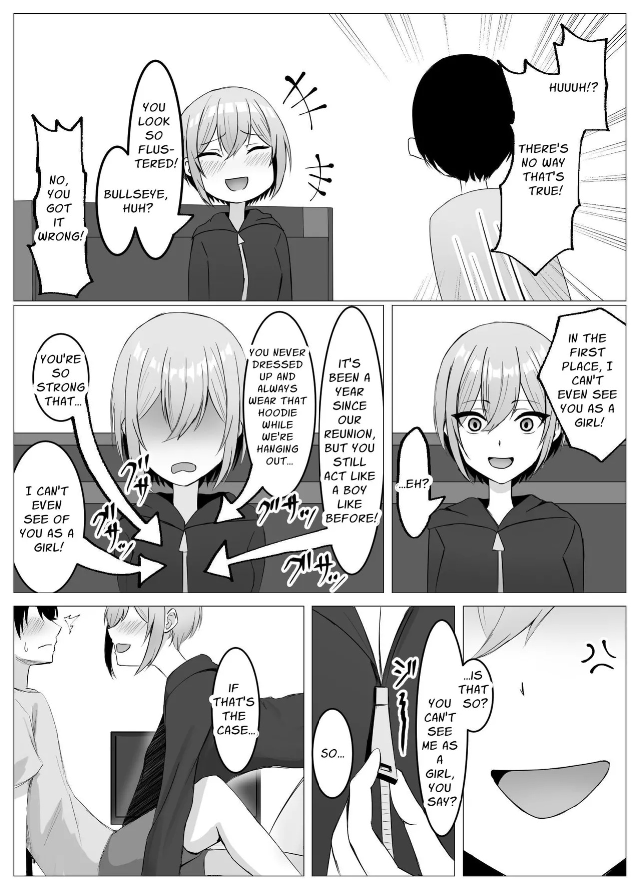 [Satsuki no Usa Koya (Satsuki Usa)] Saikai shita Osananajimi to Issen o Koecchau Hanashi | I Reunited With My Longtime Friend and Crossed the Line [maple]