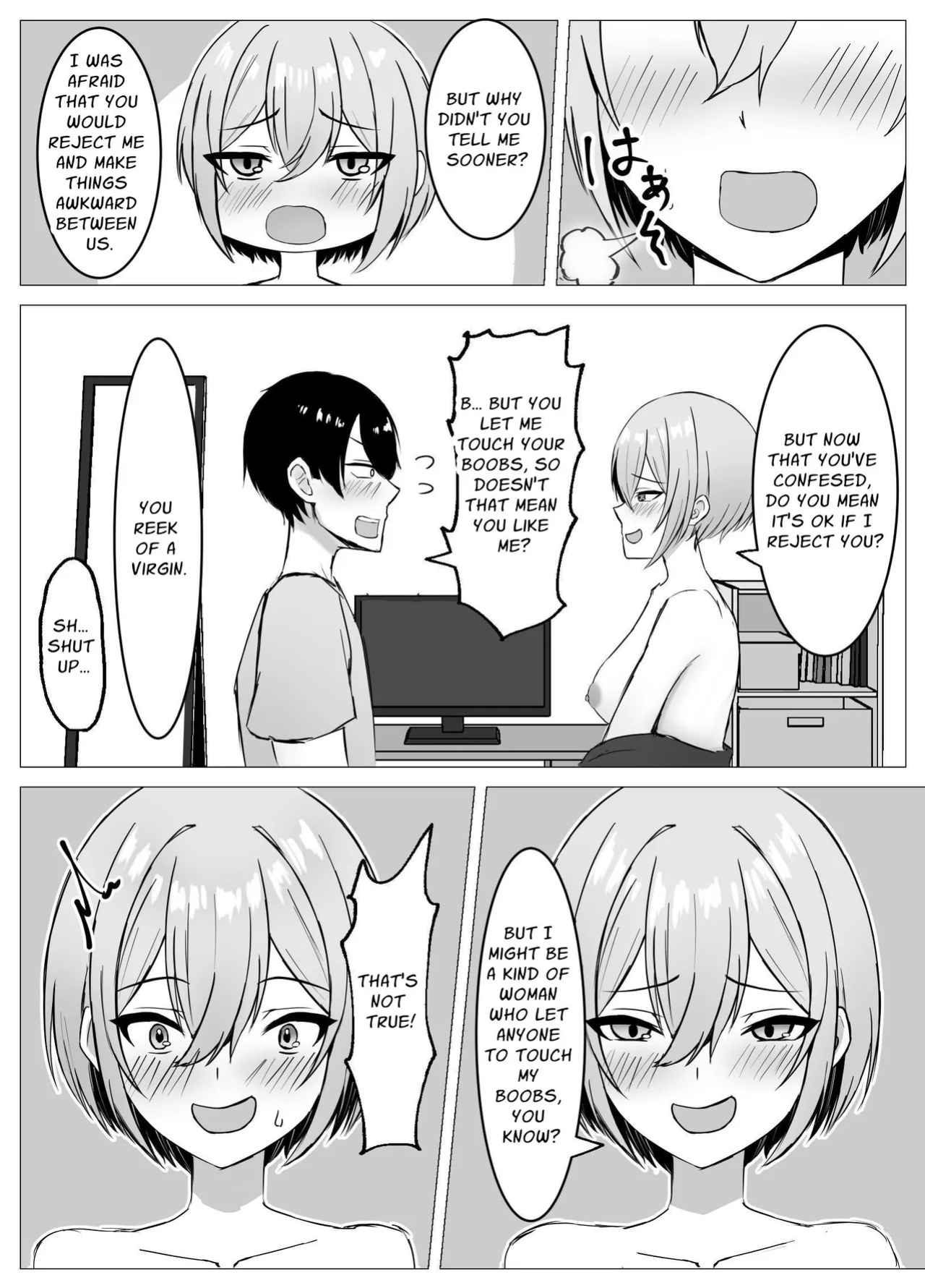 [Satsuki no Usa Koya (Satsuki Usa)] Saikai shita Osananajimi to Issen o Koecchau Hanashi | I Reunited With My Longtime Friend and Crossed the Line [maple]