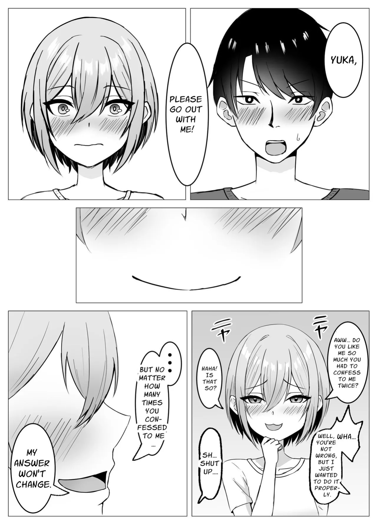[Satsuki no Usa Koya (Satsuki Usa)] Saikai shita Osananajimi to Issen o Koecchau Hanashi | I Reunited With My Longtime Friend and Crossed the Line [maple]