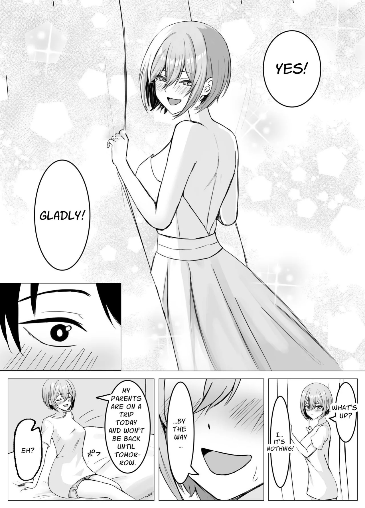 [Satsuki no Usa Koya (Satsuki Usa)] Saikai shita Osananajimi to Issen o Koecchau Hanashi | I Reunited With My Longtime Friend and Crossed the Line [maple]