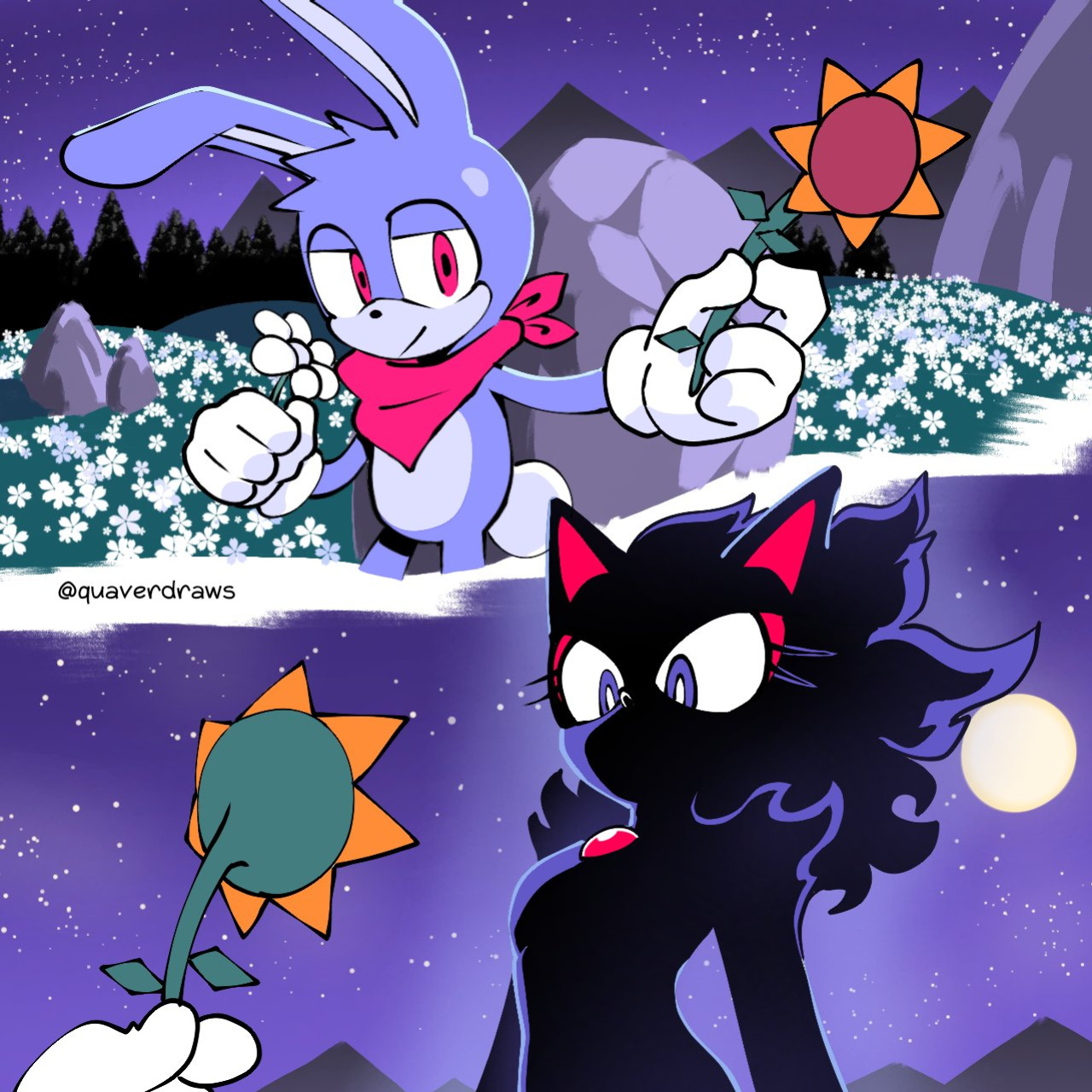 [Quaverdraws | QuaverNSFW] Rush to the Dreamland (Prototype Sonic AU)
