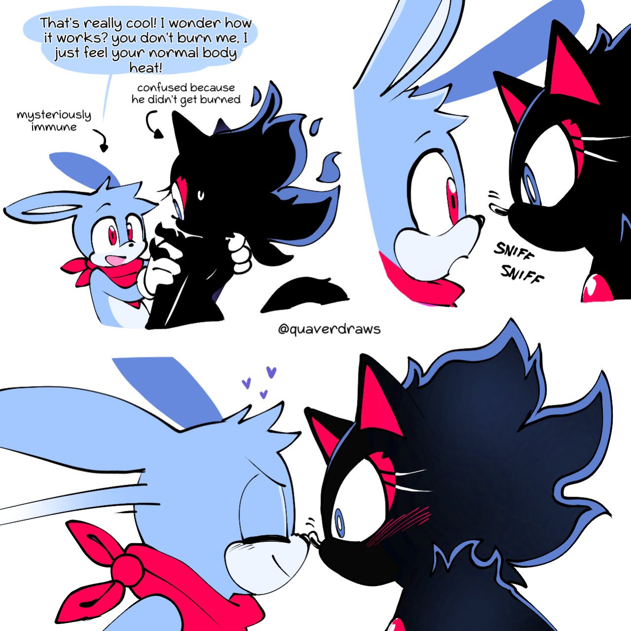 [Quaverdraws | QuaverNSFW] Rush to the Dreamland (Prototype Sonic AU)