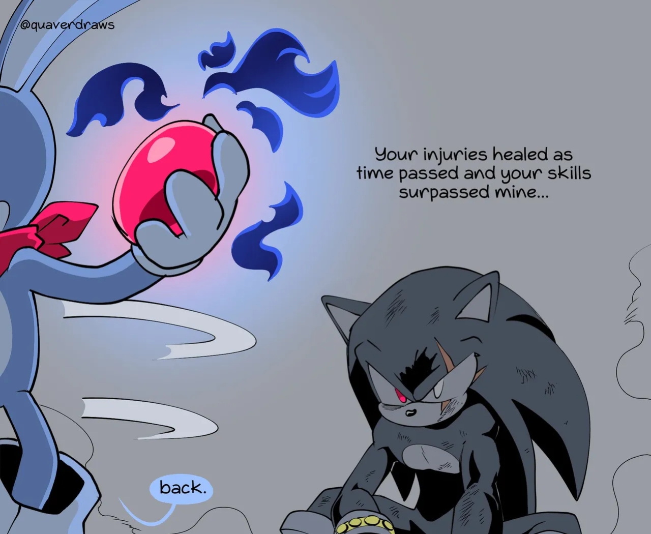 [Quaverdraws | QuaverNSFW] Rush to the Dreamland (Prototype Sonic AU)