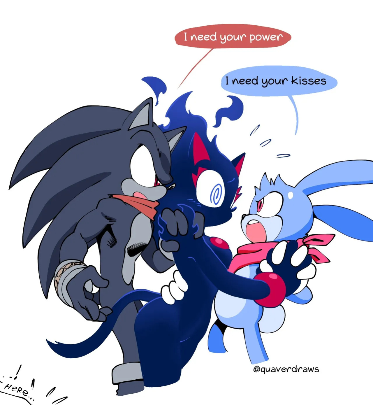 [Quaverdraws | QuaverNSFW] Rush to the Dreamland (Prototype Sonic AU)