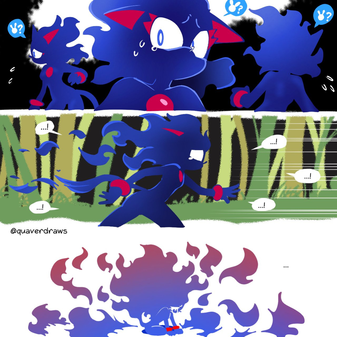 [Quaverdraws | QuaverNSFW] Rush to the Dreamland (Prototype Sonic AU)