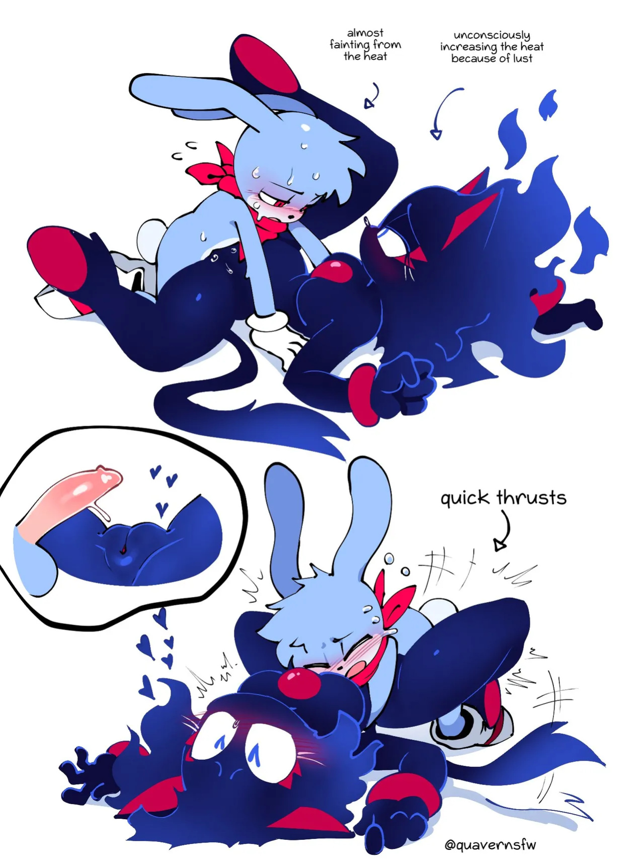 [Quaverdraws | QuaverNSFW] Rush to the Dreamland (Prototype Sonic AU)