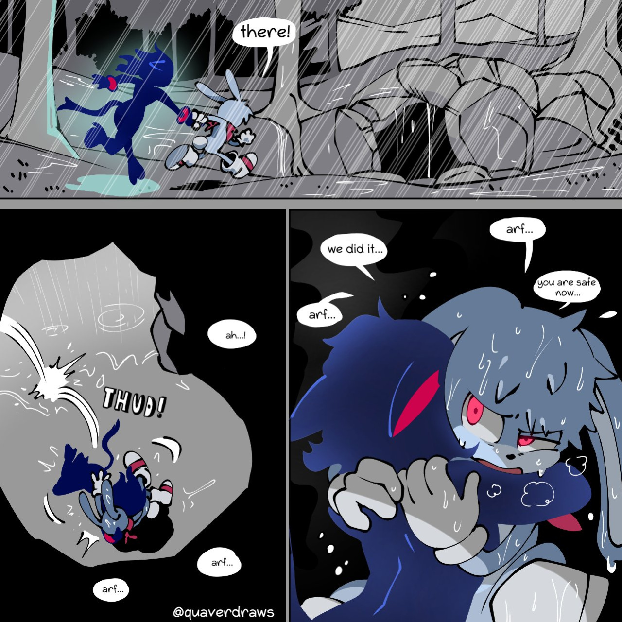 [Quaverdraws | QuaverNSFW] Rush to the Dreamland (Prototype Sonic AU)