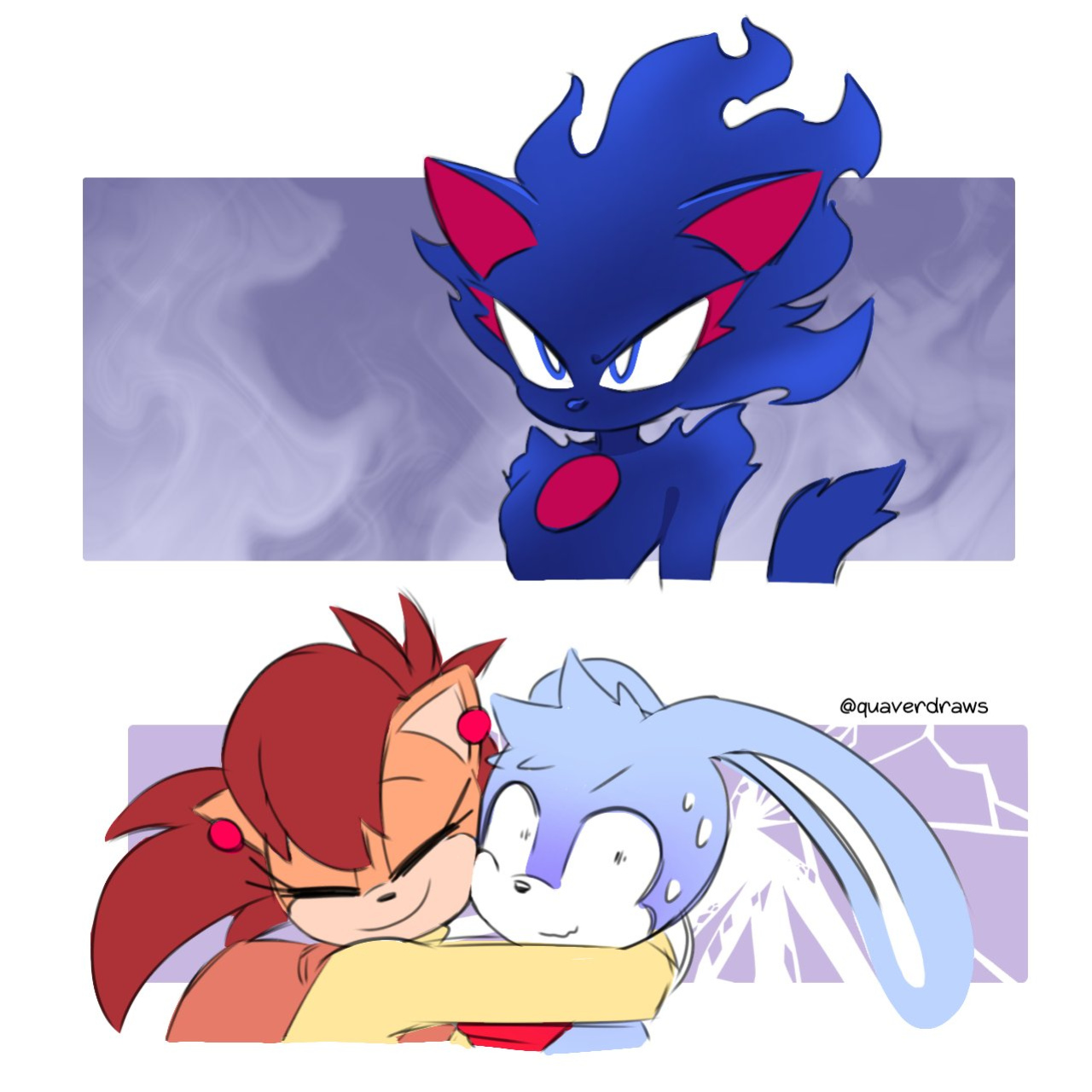 [Quaverdraws | QuaverNSFW] Rush to the Dreamland (Prototype Sonic AU)