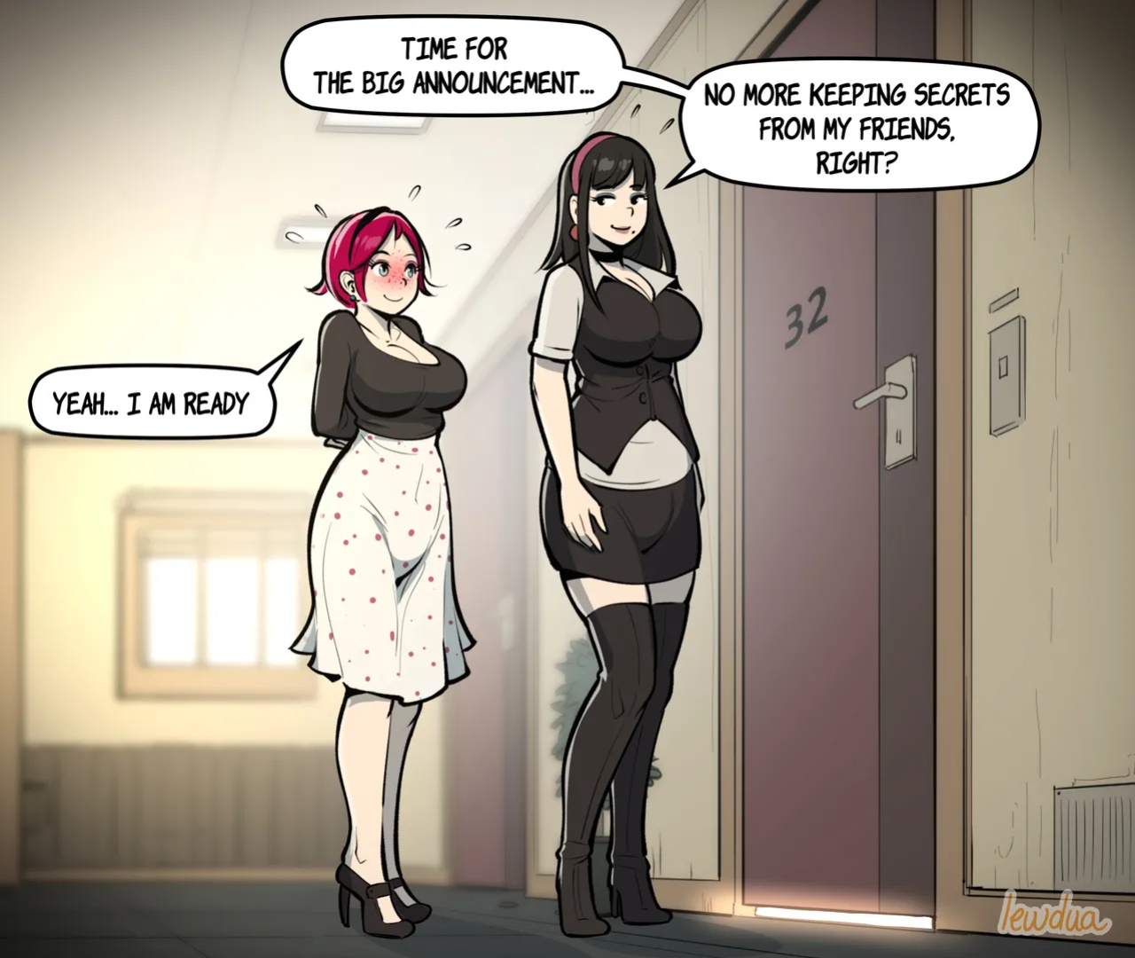 [Lewdua] Announcing the Good News to Friends and Family (Normal)